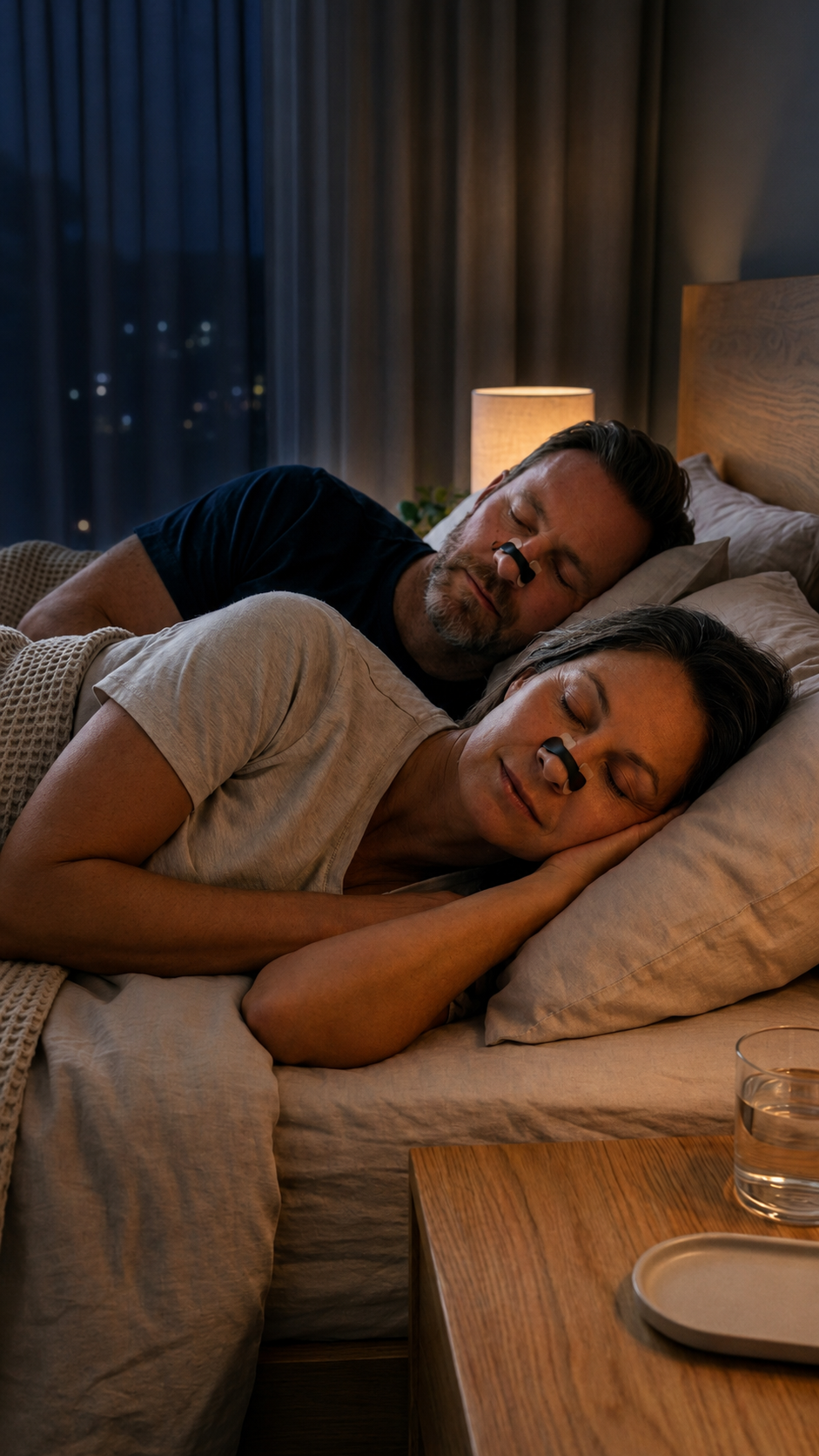 When your nose feels restricted.The whole night feels harder.